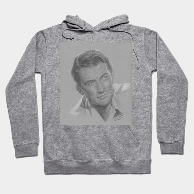 Gregory Peck Hoodie by jkarenart